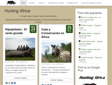Tablet Screenshot of huntingafrica.org